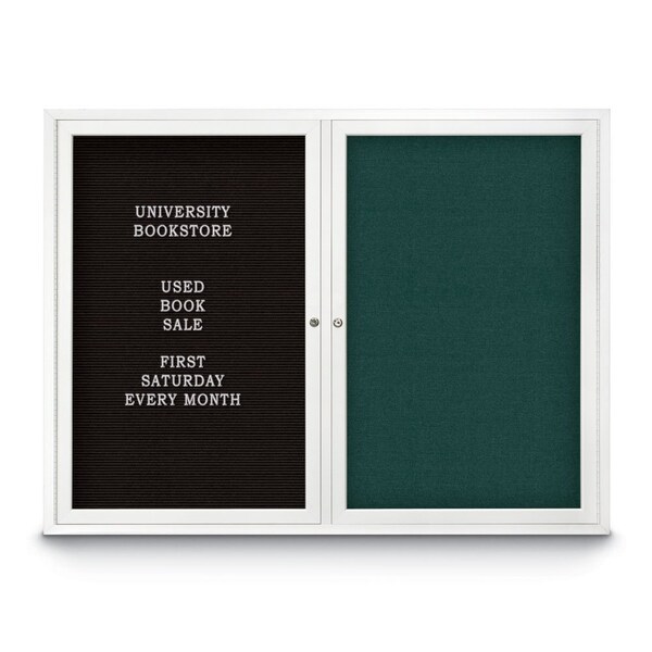 Corkboard, 72"x48", Rubber/Satin